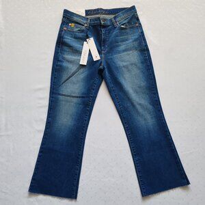 Yoga Jeans Lily Wide Leg High Rise Denim - Made in Canada - Size 31- EUC